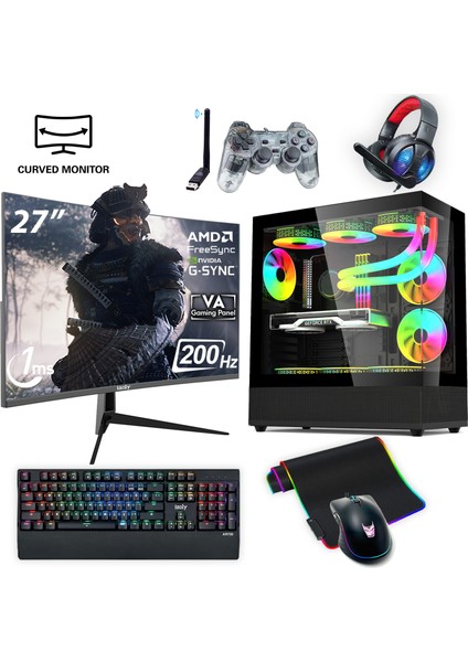 Nextgen A-X I5-13400F 32GB 1tb M.2 Nvme Rtx 3070 8gb 27" 200HZ 240MM Sıvı Soğutma Oyuncu Masaüstü Bilgisayarı