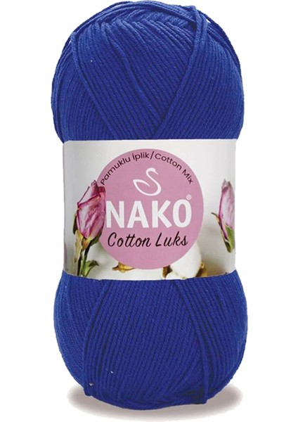5 Adet Cotton Lüks Yelek Tunik Kazak Bluz Hırka ipi Yünü Saks Mavi 97561
