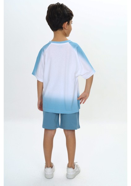 Erkek Çocuk Garni Detaylı Şortlu Takım modelleri