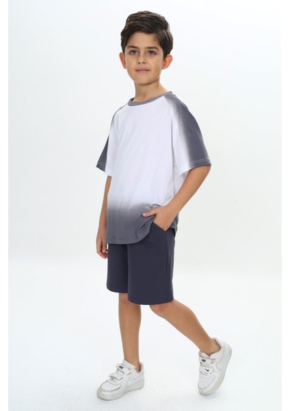 Erkek Çocuk Garni Detaylı Şortlu Takım fiyatları