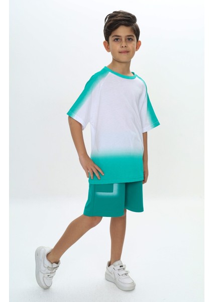 Erkek Çocuk Garni Detaylı Şortlu Takım fiyatları