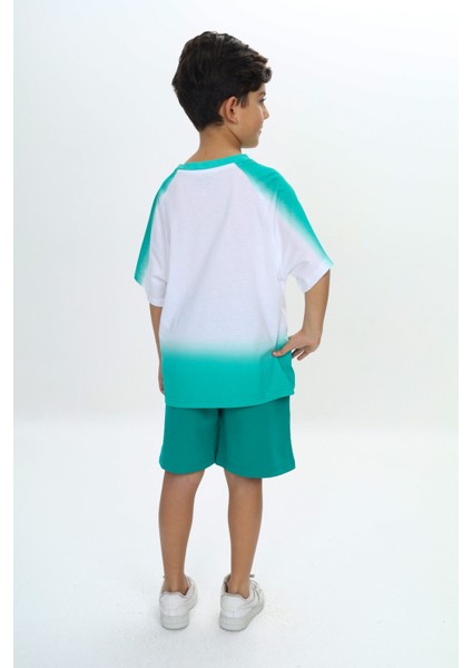 Erkek Çocuk Garni Detaylı Şortlu Takım modelleri