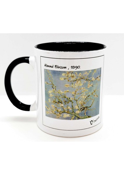 Almond Blossoms - Çiçek Açan Badem Ağacı Kulplu Bardak