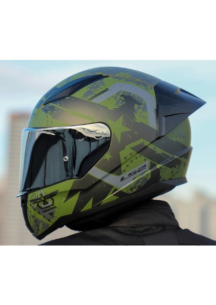 Rapıd 2 Race Thunder Bırds Kapalı Motosiklet Kaskı Gri Vizörlü fırsatları