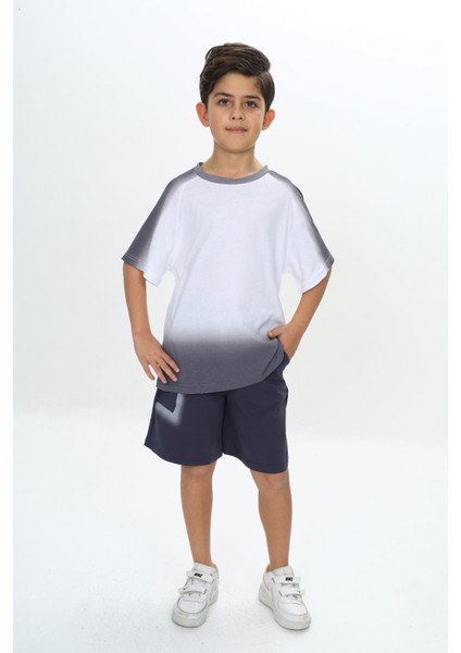 Erkek Çocuk Göğsü Unstoppable Yazı Baskılı Şortlu Takım fırsatları