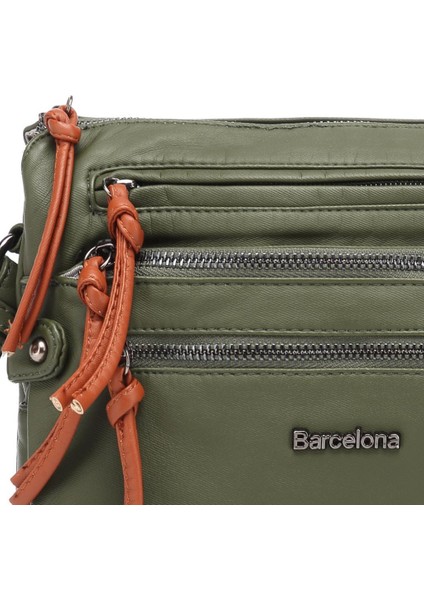 Yıkama Deri Askılı Kadın Postacı Çantası 21K Barcelona 1920 fiyatları