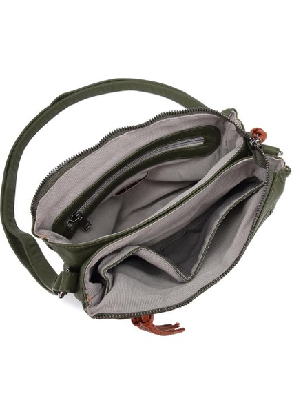 Yıkama Deri Askılı Kadın Postacı Çantası 21K Barcelona 1920 fırsatları