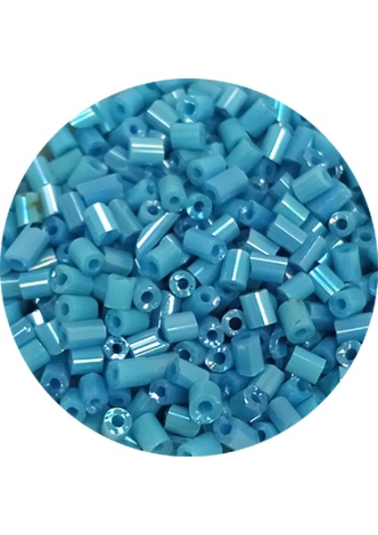 Kesme Cam Boncuk 2mm - 20 Gram - Camgöbeği Mavi -BNC347
