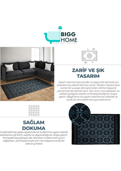 Kilim, Makinede Yıkanabilir, Modern Desenli, 80*150 cm , SA25AT fırsatları