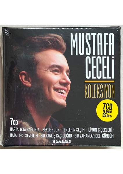 Mustafa Ceceli - Koleksiyon 7 (78 Şarkılık Box Set Cd)