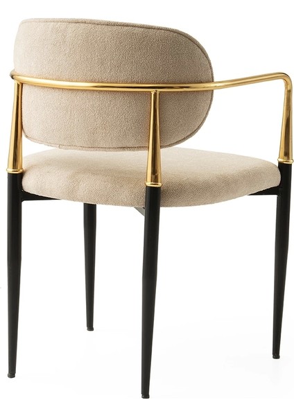 Asy Kumaş Salon ve Mutfak Sandalyesi Metal Ayaklı 1 Adet fiyatları