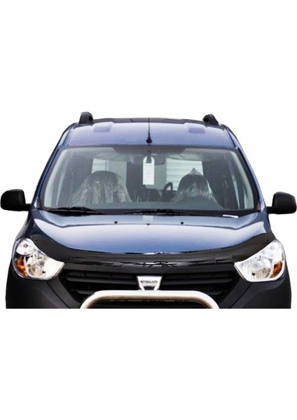 Dacia Dokker Kaput Rüzgarlığı 2012+ Parlak Siyah