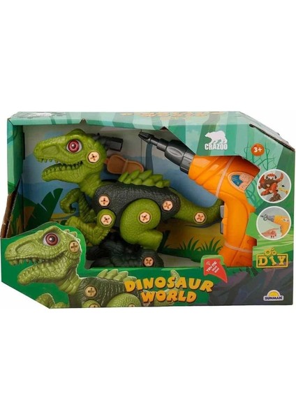 Nessiworld Sök Tak Dinozor ve Hareketli Matkap Seti