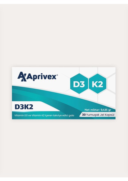D3 - K2 30 Yumuşak Kapsül