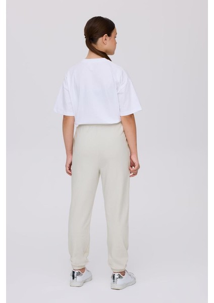 Bg Store Kız Çocuk Bej Eşofman Altı