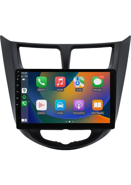 Hyundai Accent Blue Araç Multimedya Ekran 2gb 32GB S Black 2011 2018 9 Inch fiyatları