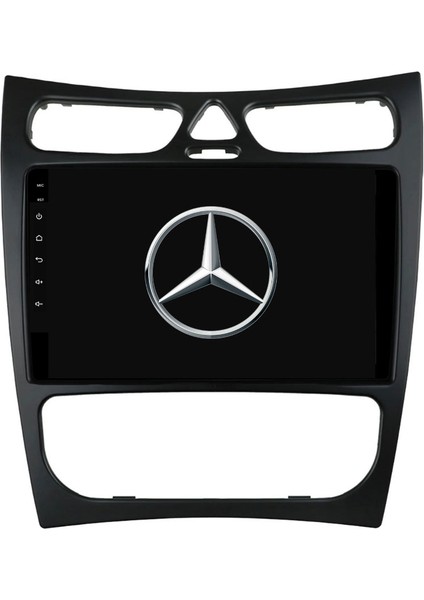 Mercedes Clk - Araç Multimedya Ekran - 2gb 32GB - Oval - Black - 2003 - 2005 - 9 Inch - Hıgh Sound - Vsr