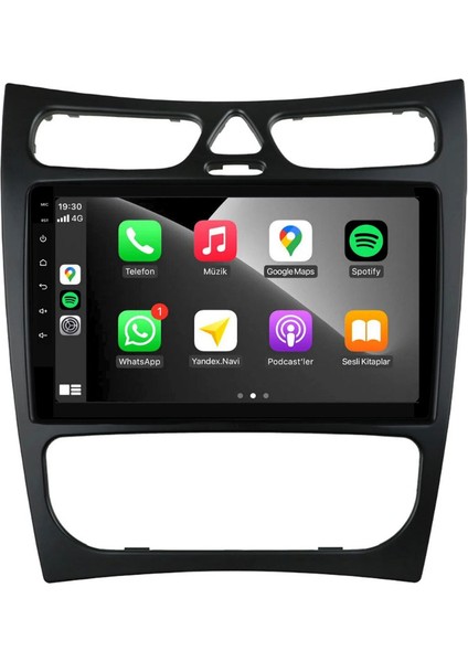 Mercedes Clk - Araç Multimedya Ekran - 2gb 32GB - Oval - Black - 2003 - 2005 - 9 Inch - Hıgh Sound - Vsr fiyatları