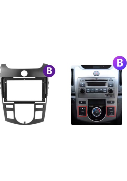 Kia Cerato - Araç Multimedya Ekran - 2gb 32GB - Dijital - Black - 2008 - 2010 - 9 Inch - Hıgh Sound - Vsr fırsatları