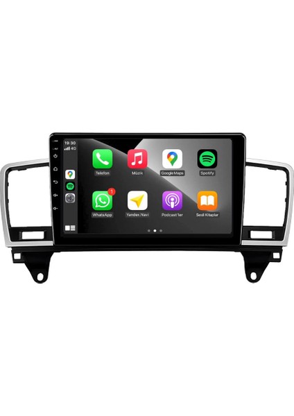 Mercedes Benz ml - Araç Multimedya Ekran - 2gb 32GB - S - Black/silver - 2012 - 2015 - 9 Inch - Hıgh Sound - Vsr
