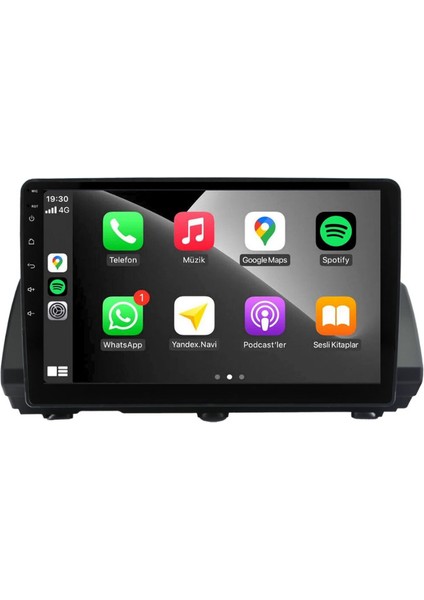 Renault Taliant - Araç Multimedya Ekran - 2gb 32GB - S - Black - 2021 - 2023 - 9 Inch - Hıgh Sound - Vsr