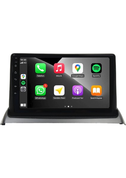 Renault Clio Classic - Araç Multimedya Ekran - 2gb 32GB - S - Black - 1998 - 2005 - 9 Inch - Hıgh Sound - Vsr