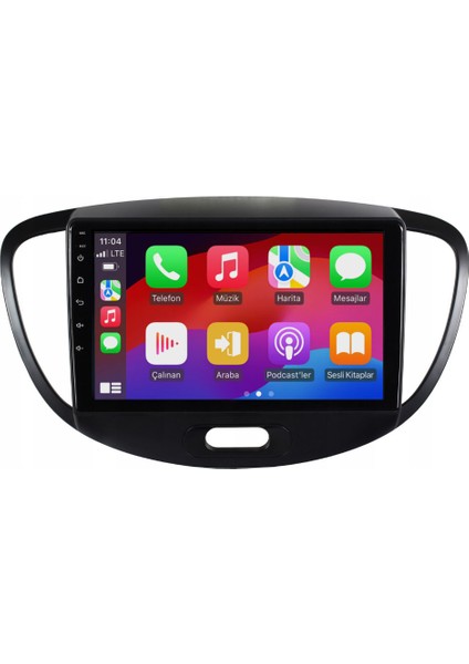 Hyundai I10 - Araç Multimedya Ekran - 2gb 32GB - S - Black - 2008 - 2012 - 9 Inch - Hıgh Sound - Vsr