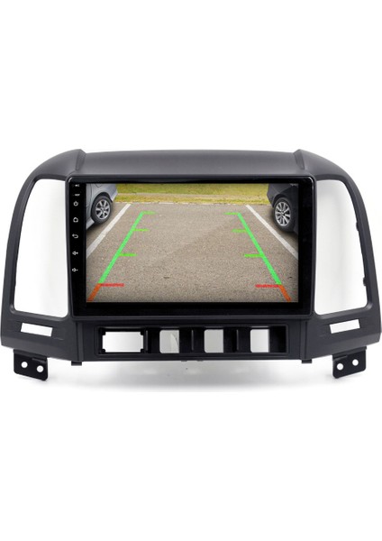 Hyundai Santa Fe - Araç Multimedya Ekran - 2gb 32GB - S - Black - 2006 - 2011 - 9 Inch - Hıgh Sound - Vsr