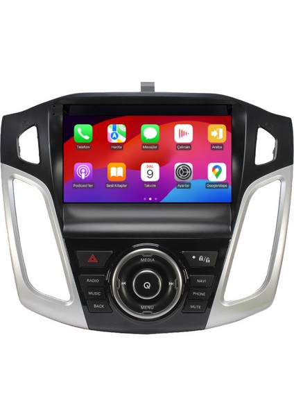 Ford Focus 3 - 4 - Araç Multimedya Ekran - 2gb 32GB - Tuşlu - Black - 2011 - 2019 - 9 Inch - Hıgh Sound - Vsr fiyatları