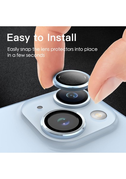 iPhone 14 / iPhone 14 Plus Raze Metal Kamera Lens Koruyucu modelleri