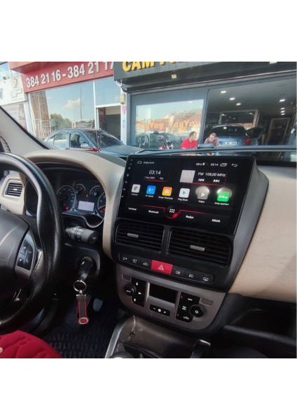 Fiat Doblo - Araç Multimedya Ekran - 2gb 32GB - S - Black - 2010 - 2015 - 9 Inch - Hıgh Sound - Vsr