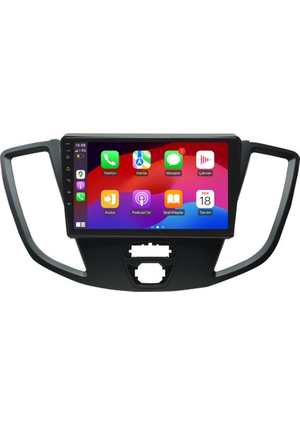 Ford Transit - Araç Multimedya Ekran - 2gb 32GB - S - Black - 2015 - 2020 - 9 Inch - Hıgh Sound - Vsr