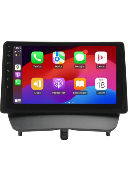Ford Courier - Araç Multimedya Ekran - 2gb 32GB - Titanyum - Black - 2014 - 2018 - 9 Inch - Hıgh Sound - Vsr