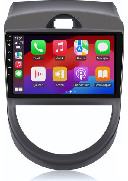 Kia Soul - Araç Multimedya Ekran - 2gb 32GB - S - Gri - 2011 - 2013 - 9 Inch - Hıgh Sound - Vsr
