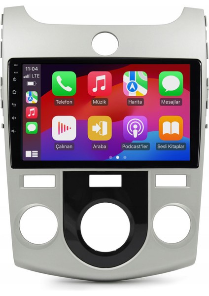 Kia Cerato - Araç Multimedya Ekran - 2gb 32GB - Analog - Silver - 2008 - 2013 - 9 Inch - Hıgh Sound - Vsr