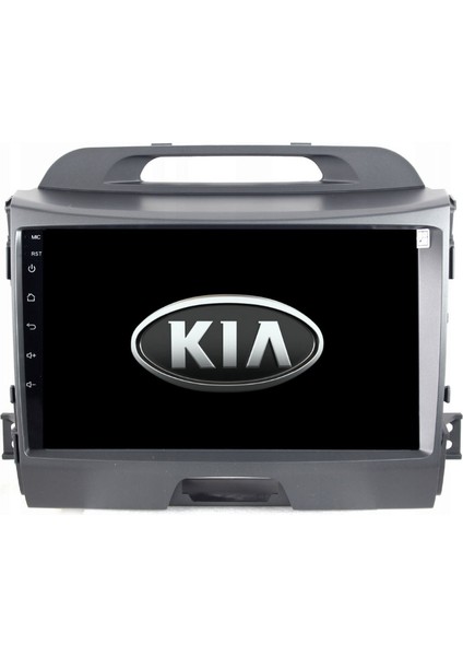 Kia Sportage - Araç Multimedya Ekran - 2gb 32GB - S - Gri - 2010 - 2015 - 9 Inch - Hıgh Sound - Vsr