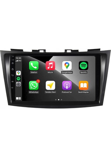 Suzuki Swift - Araç Multimedya Ekran - 2gb 32GB - S - Black - 2011 - 2016 - 9 Inch - Hıgh Sound - Vsr