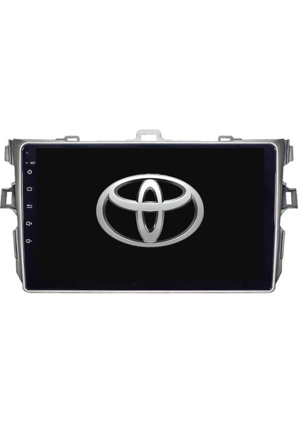 Toyota Corolla - Araç Multimedya Ekran - 2gb 32GB - Küçük - Gri - 2007 - 2013 - 9 Inch - Hıgh Sound - Vsr