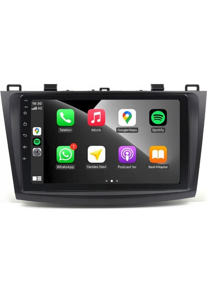 Mazda Mazda 3 - Araç Multimedya Ekran - 2gb 32GB - S - Black - 2010 - 2013 - 9 Inch - Hıgh Sound - Vsr