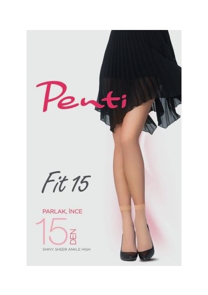 Kadın Parlak, Ince 15 Den Soket Çorap 4'lü Paket (57 Ten) Standart Beden fiyatları
