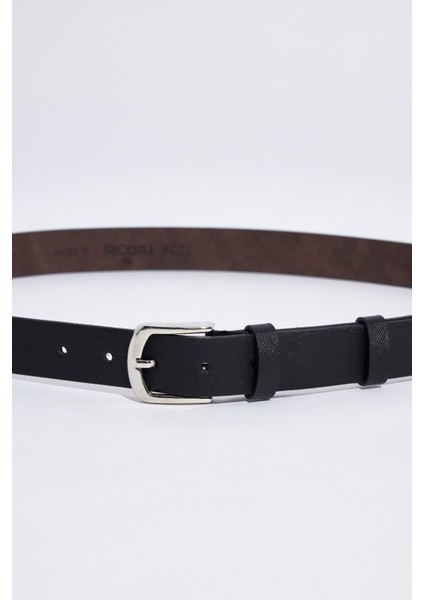 Erkek Deri 3 cm Klasik Siyah Kemer fiyatları