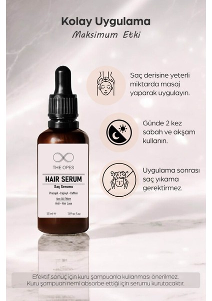 Zenginleştirilmiş Formül | Saç Bakım Serumu | Saçlar İçin Özel Formül