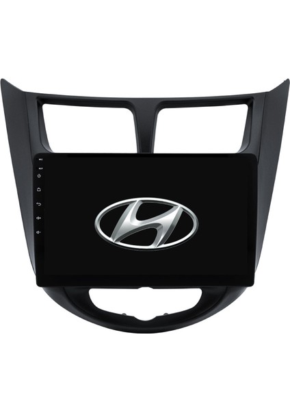 Hyundai Accent Blue - Araç Multimedya Ekran - 2gb 32GB - S - Black - 2011 - 2018 - 9 Inch - Hıgh Sound - Vsr