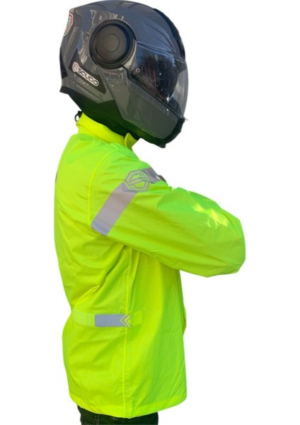 Peru Sarı Üst Motosiklet Yağmurluğu 3xl modelleri