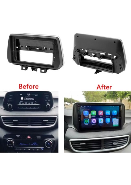 Hyundai Tucson - Araç Multimedya Ekran - 2gb 32GB - New - Black - 2018 - 2020 - 9 Inch - Hıgh Sound - Vsr fırsatları