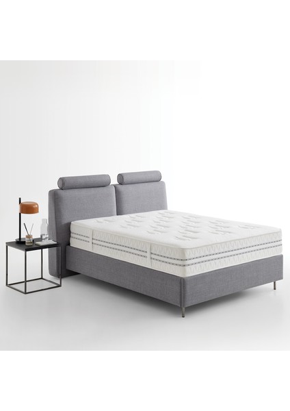 Barte Prestige Prime Yatak, Baza, Başlık 3'lü Set - Gri