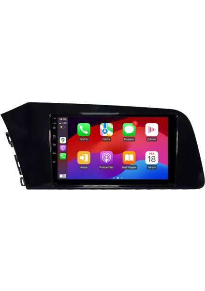 Hyundai Elantra - Araç Multimedya Ekran - 2gb 32GB - S - Piano Black - 2021 - 2024 - 9 Inch - Hıgh Sound - Vsr modelleri