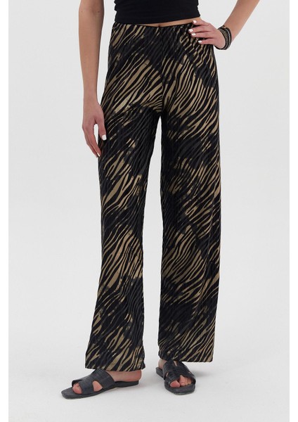 Gold/silver Zebra Desenli Pantolon fiyatları