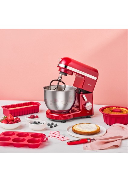 Mastermaid Chef Stand Mikser 1500W Güçlü Motor - 5 Lt Geniş Hazne - Paslanmaz Çelik