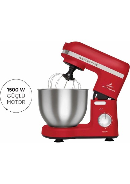 Mastermaid Chef Stand Mikser 1500W Güçlü Motor - 5 Lt Geniş Hazne - Paslanmaz Çelik modelleri